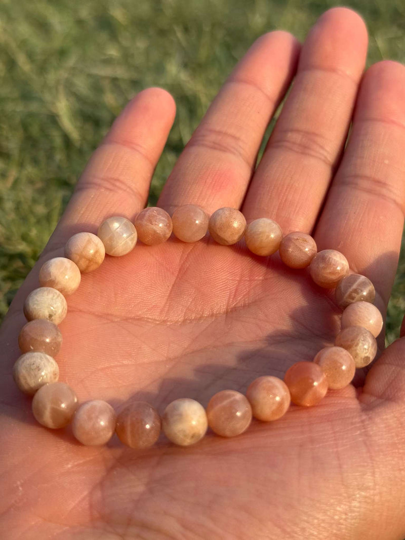 Picture Stone Bracelet – Natural Landscape Jasper Stretch Bracelet