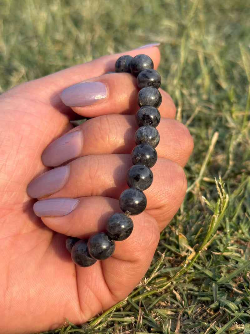 Polar Jade Bracelet – Natural 8mm Gemstone Bead Bracelet