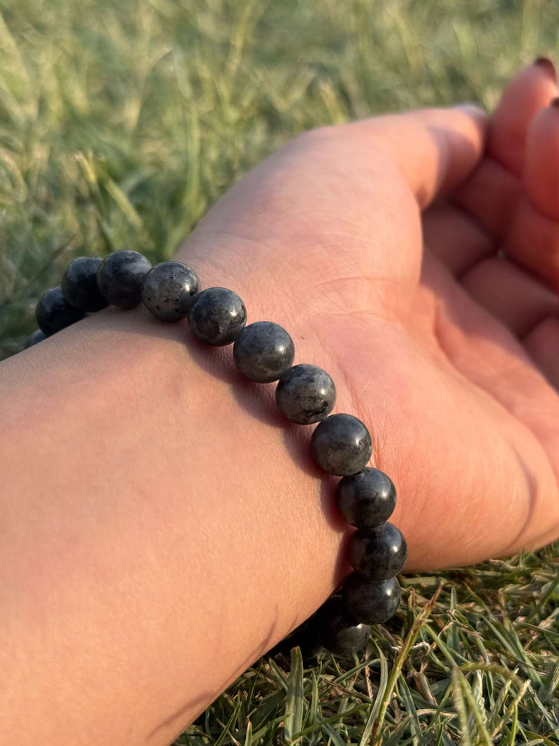 Polar Jade Bracelet – Natural 8mm Gemstone Bead Bracelet