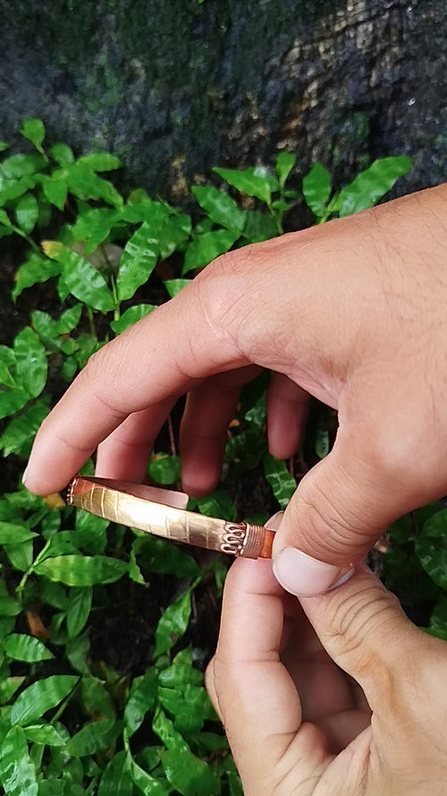 Copper bracelet for men snake copper bracelet