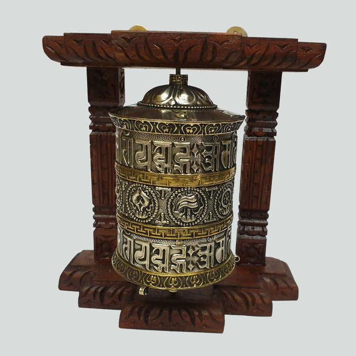 Tibetan Buddhist PRayer Wheel, 7/8inch