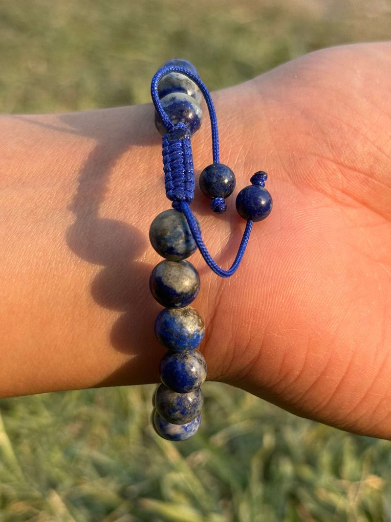 Sodalite Bracelet – Natural Blue 8mm Gemstone Bead Bracelet