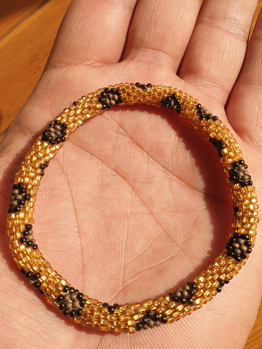 BeadsJoy  Nepal Bracelets Spotted Patey - Leopard Pattern BJHNP14