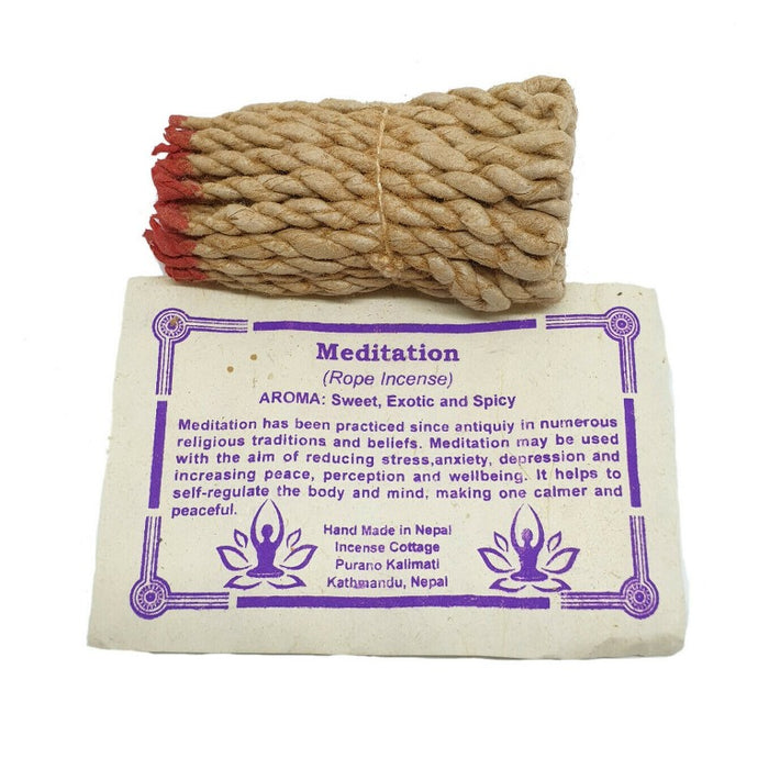 Meditation Herbal Rope incense