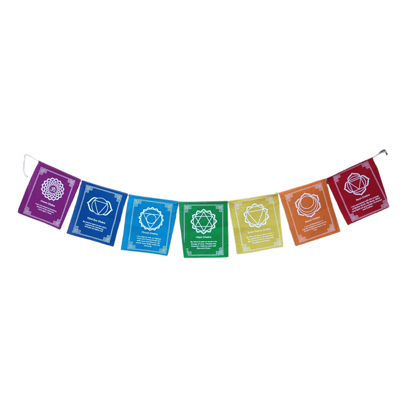 Seven chackra Prayer Flag - 1
